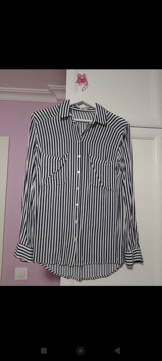 camisa rayas manga larga