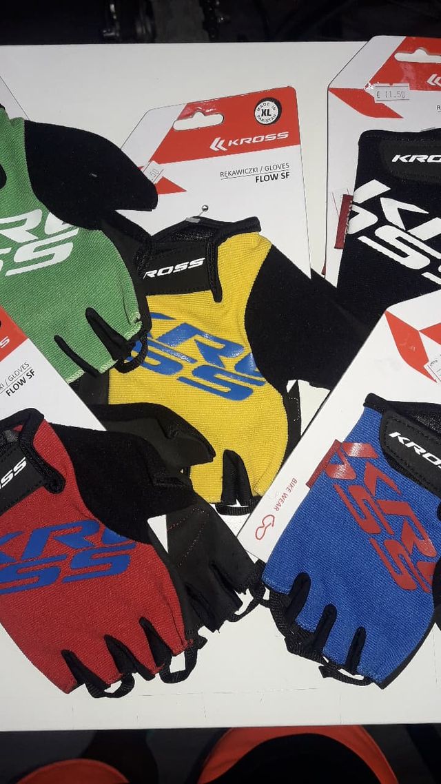 Guantes P/Ciclismo -Kross -FLOW SF-Vs.colores