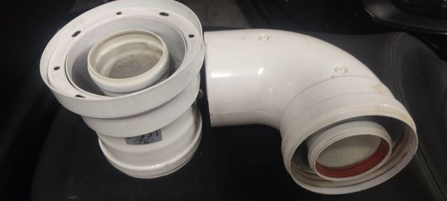 Codo con prolongación caldera