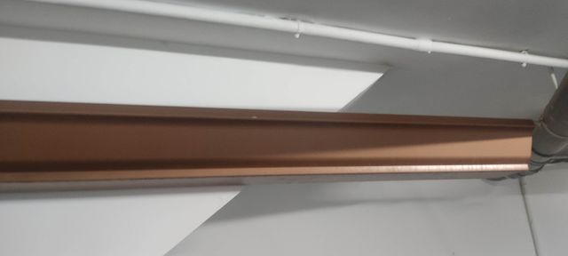 Canalón color cobre