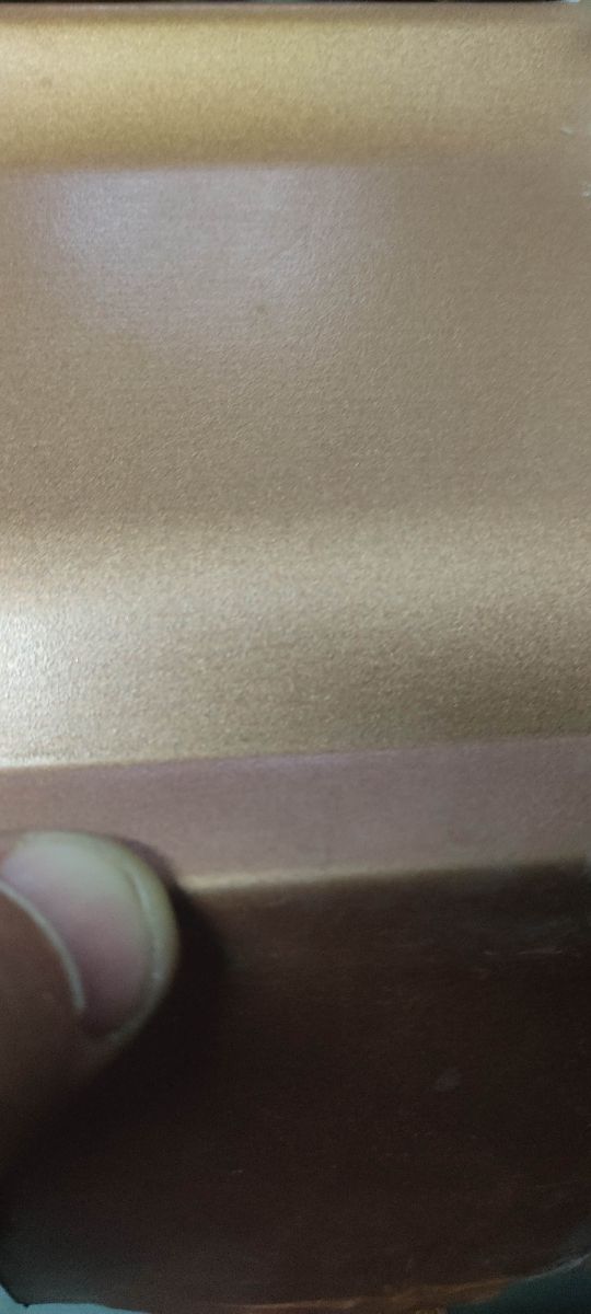 Canalón color cobre