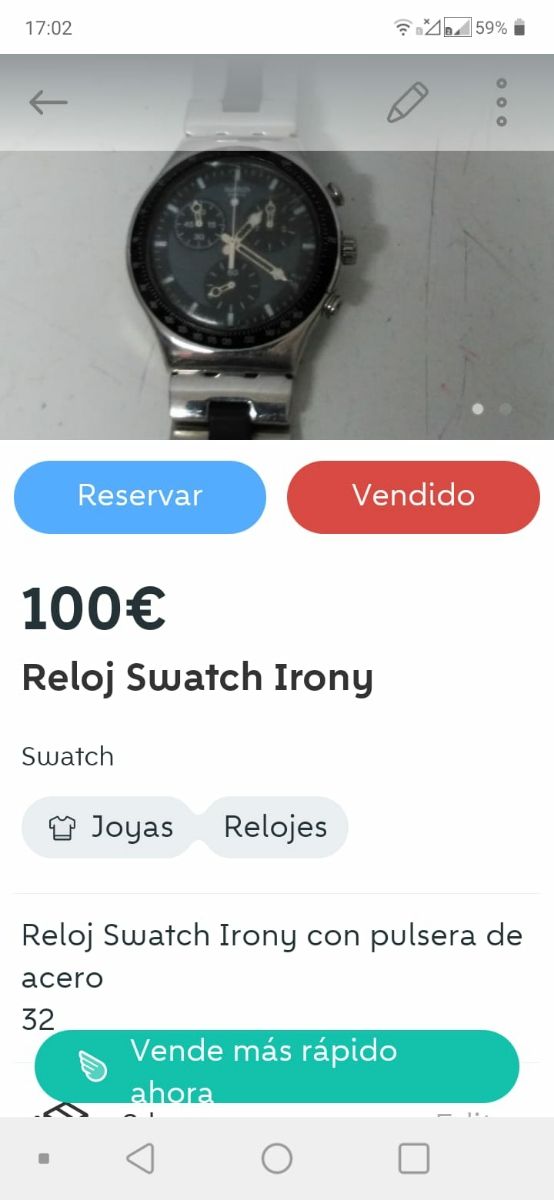 reloj Swatch ironi