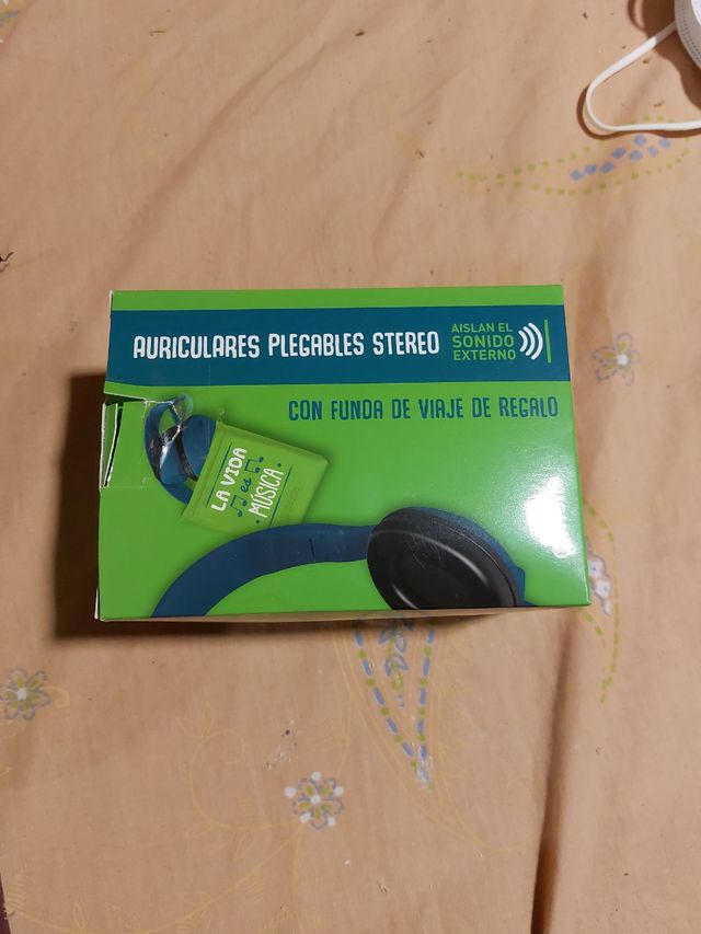 auriculares plegables stereo