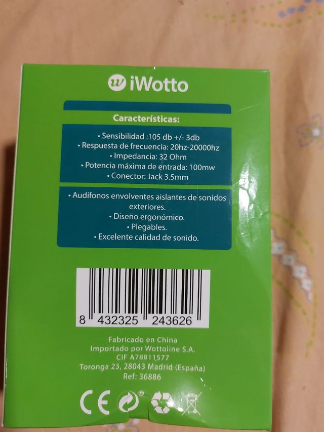 auriculares plegables stereo