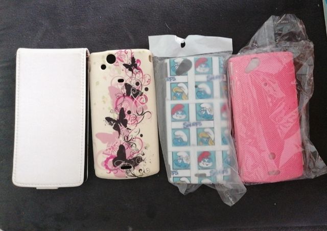 LOTE 4 fundas Sony Xperia Arc S (varias)