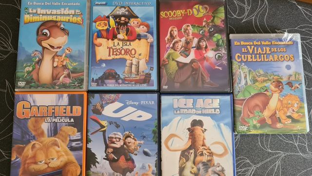 Lote  7 DVD infantiles.