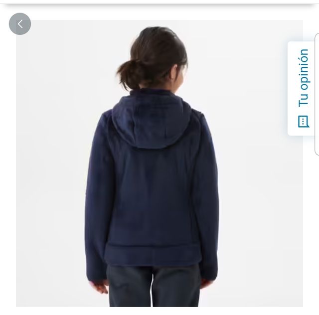 Talla 14 años. Chaqueta polar calida Quechua