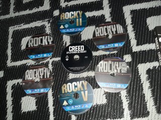 coleccion rocky + creed bluray digipack descatalg