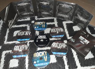 coleccion rocky + creed bluray digipack descatalg