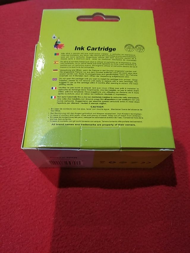 Cartucho tinta para impresora