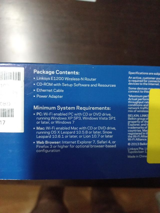 Router Linksys E1200