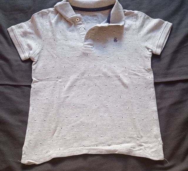 Lote polos niño de manga corta.Talla 6