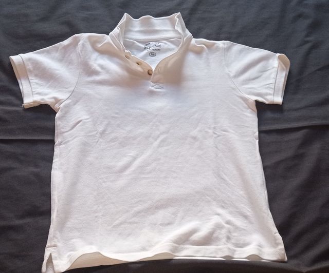 Lote polos niño de manga corta.Talla 6