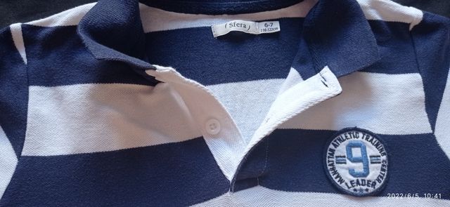 Lote polos niño de manga corta.Talla 6