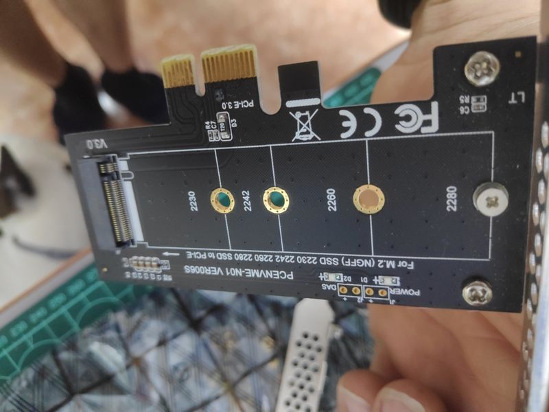 Adaptador PCIe SSD NVMe M.2 afbeelding 2