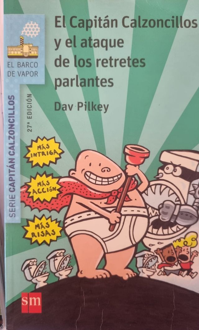 Capitão cuecas livros