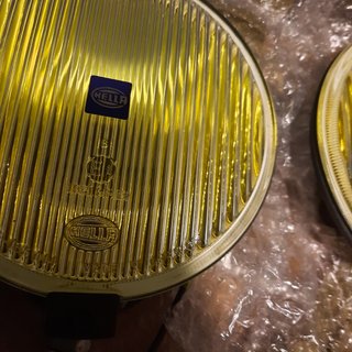 juego faros amarillos nuevos hella antinieblas