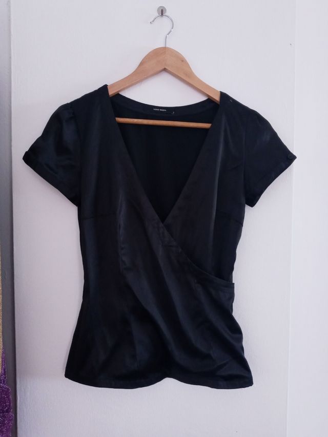 camisa Vero Moda vestir seda