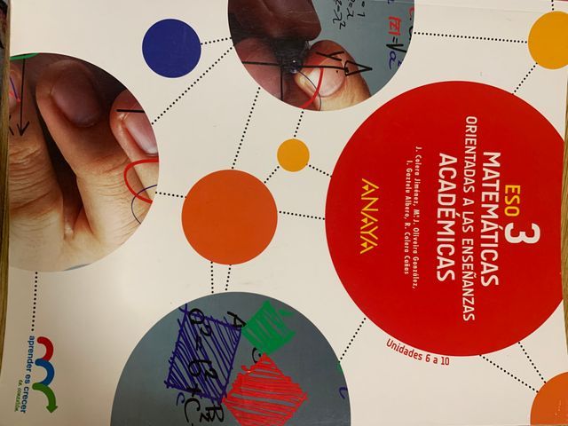 MATEMATICAS 3 ESO,ACADEMICAS,2 UNIDAD(DE 6A 10)