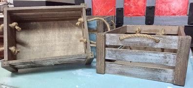 CAJAS DECORATIVAS DE MADERA.