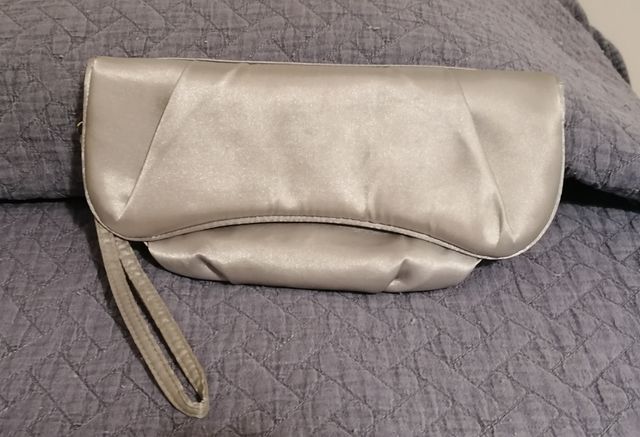 bolso fiesta plateado