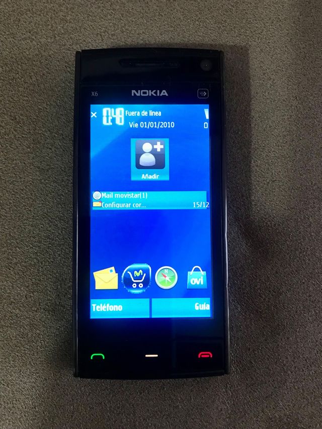 Teléfono de colección Nokia X6