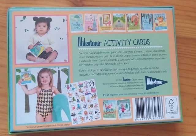 milestone activity cards