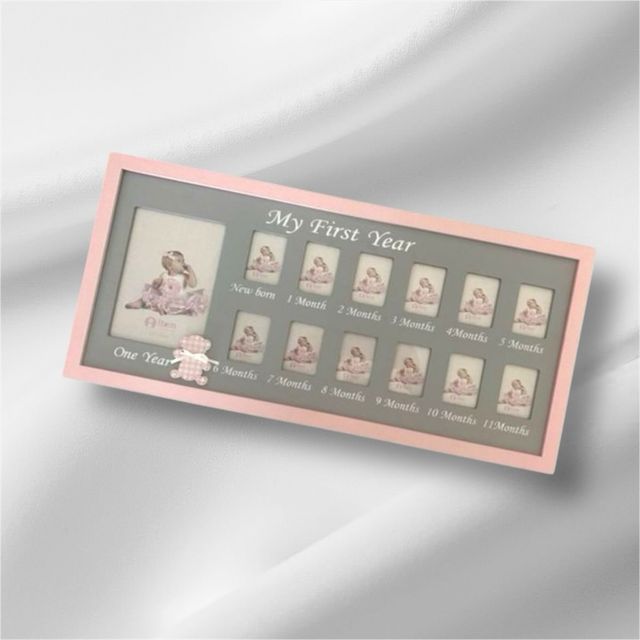 Cuadro 12 meses recuerdo regalo bebe