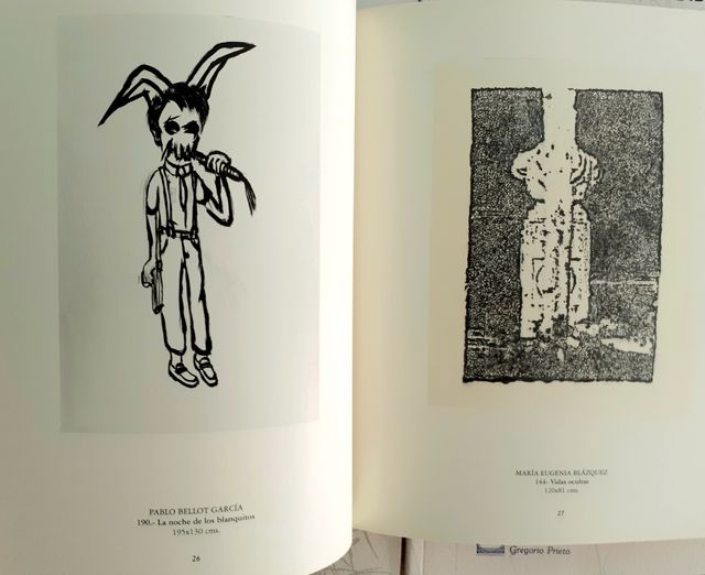 13 catálogos CERTAMEN DIBUJO GREGORIO PRIETO