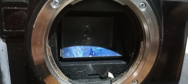 cámara réflex minolta