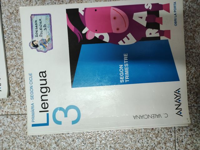 3 Libros de Llengua y Literatura Valenciana, 3°Pri