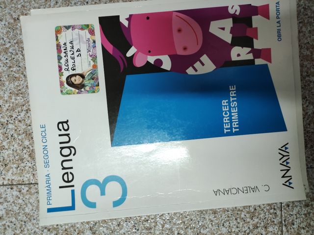 3 Libros de Llengua y Literatura Valenciana, 3°Pri