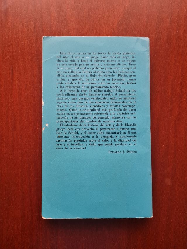 Platón y el arte de su tiempo. P.-M. Schuhl