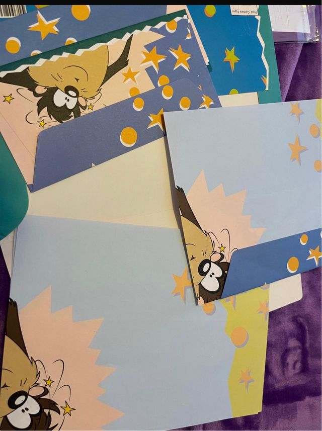 Cartas perfumadas de olor intercambiar