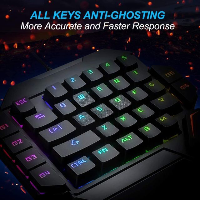 Teclado Gaming Laelr 35 teclas mecánico RGB