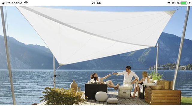 Toldo vela enrrollable SOLIDAY