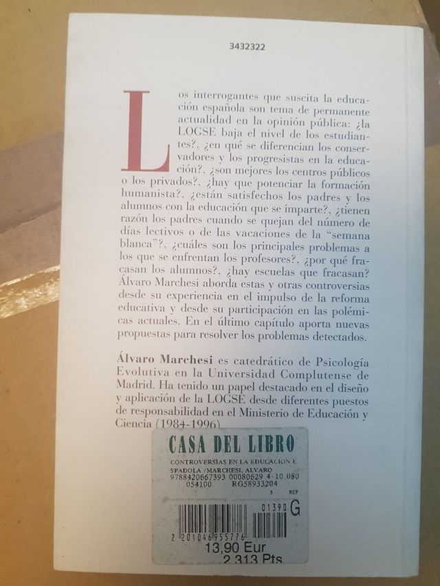 Libro Controversias en la educación española 