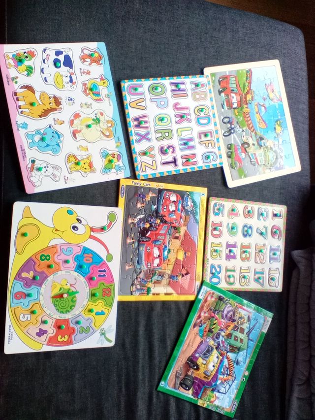 Lote de Puzzles infantiles
