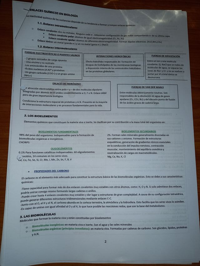 GRATIS Apuntes Biología Selectividad