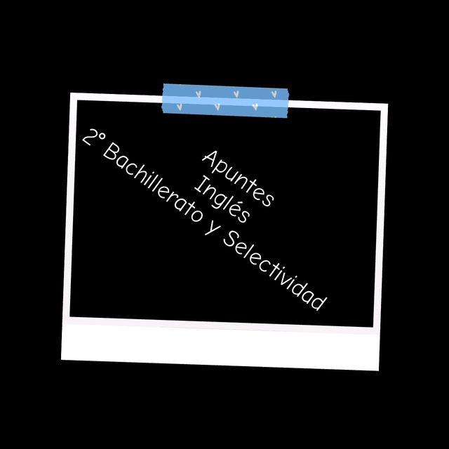 GRATIS Apuntes Inglés Selectividad