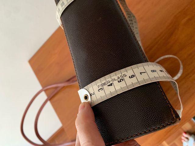 Bolso de  piel marron