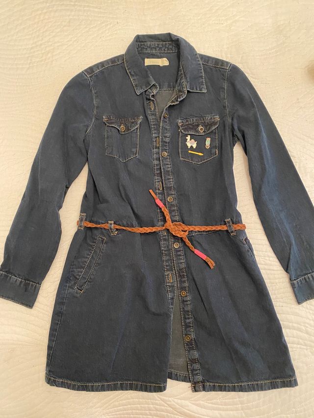 Vestido vaquero niña