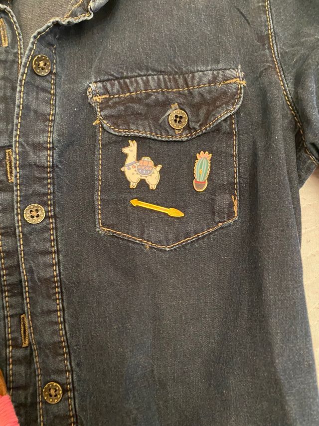 Vestido vaquero niña