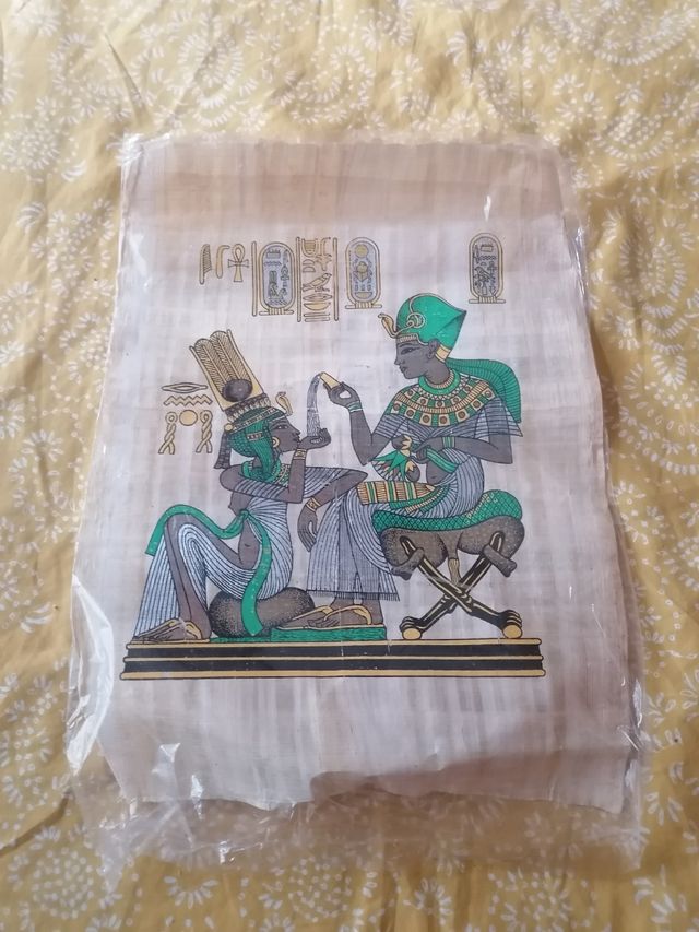 papiro egipcio reyes 35 x 40 cm