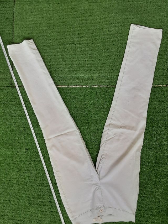 Pantalón verano elástico azul clarito Zara Trafic