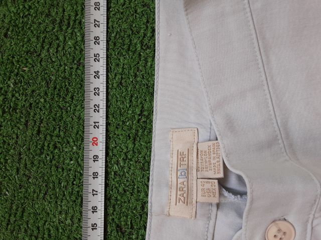 Pantalón verano elástico azul clarito Zara Trafic