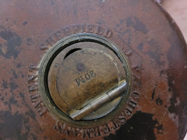 Cinta métrica 20m Chestermans Sheffield.