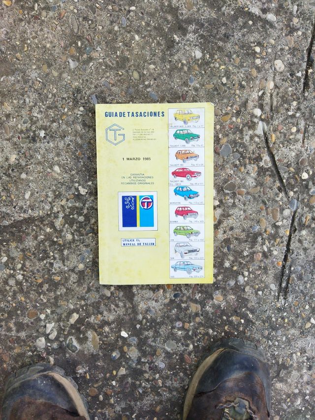 guia de tasaciones talbot y Peugeot