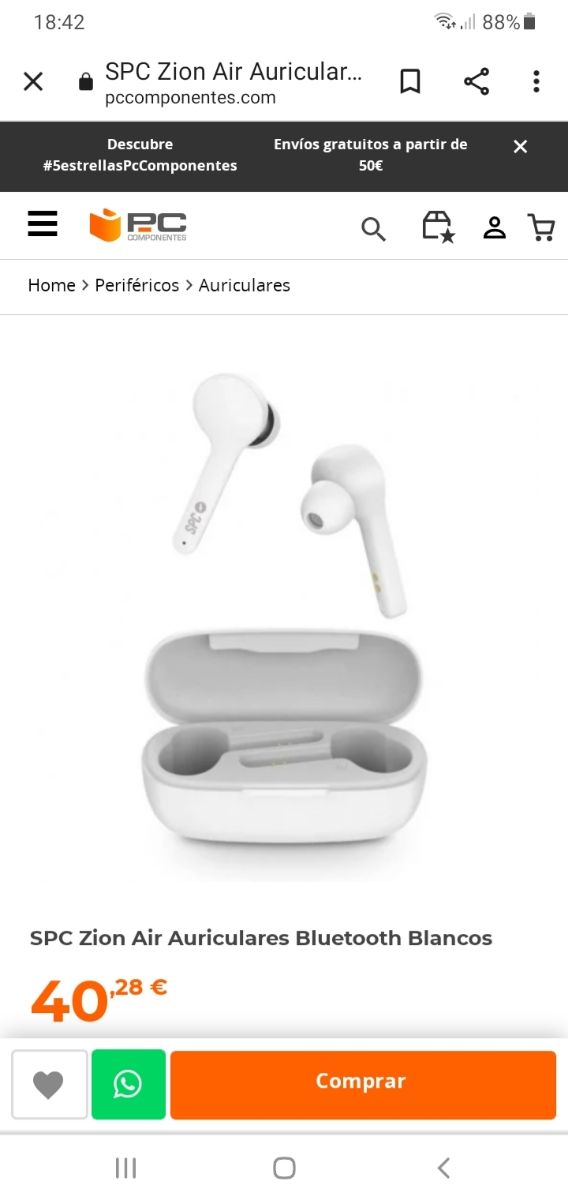 AURICULARES SPC ZION AIR