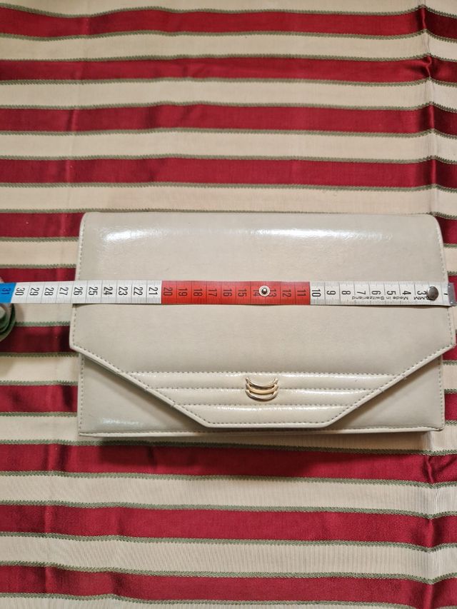 Dos bolsos carteras vintages beige/marron